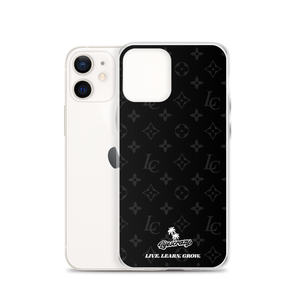 LIFESCRAZY LUXURY PRINT iPHONE CASE BLACK